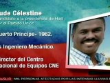 Jude Célestine, candidato a la presidencia de Haití