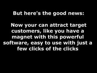 Software for generation of potential customers in seconds
