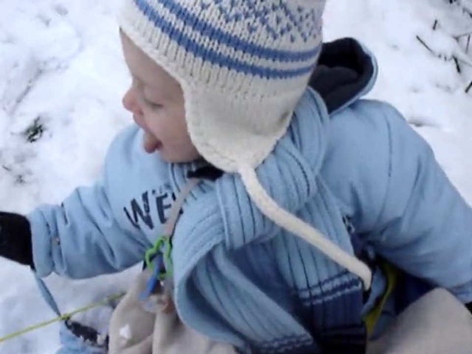 Choupi en luge