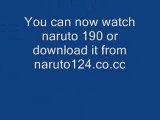 Watch and download  Naruto shippuden episode 190