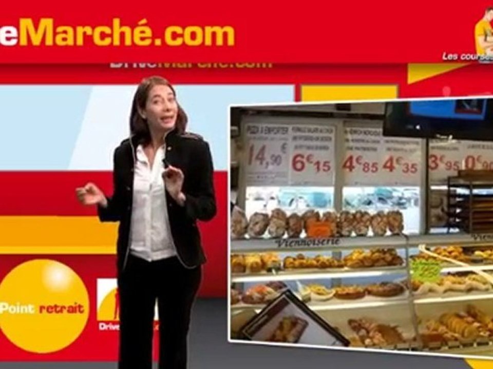 Courses en ligne à Grenoble, drive marché