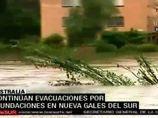 Temen en Australia aumento de inundaciones