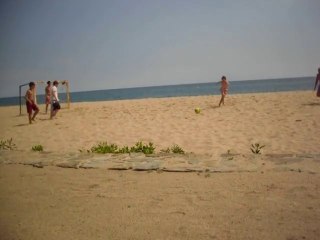Beach Soccer en Espagne avec DECLICC été 2010