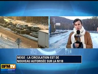Neige : la RN118 rouverte dans les deux sens