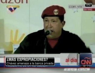Venezuela: Chávez amenaza con expropiar bancos