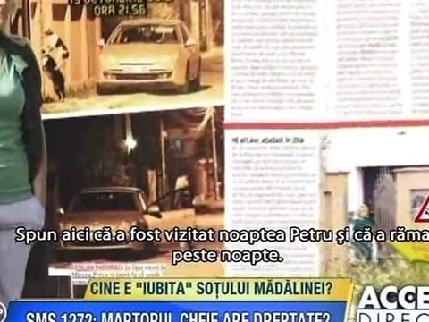 Madalina Manole - Martorul Cheie Dragos la Acces Direct cd3