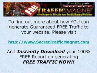 How to Generate Free Traffic to Your Website