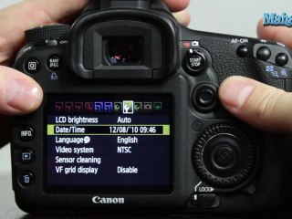 How to Set the Date and Time on a Canon 7D DSLR