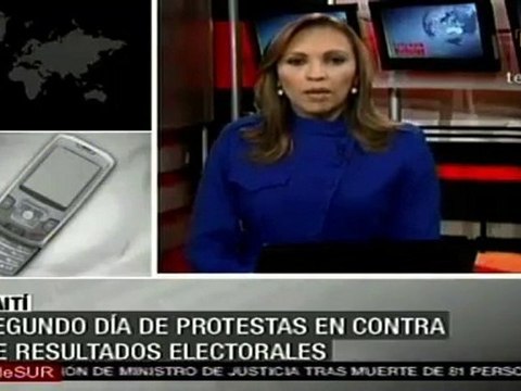 Haitianos rechazan resultados de primera vuelta electoral