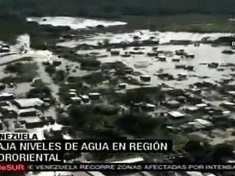 Bajan las aguas en el nororiente de Venezuela