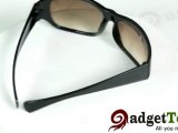 K00417-Fashionable Sports Sunglasses with Gradient Coffee Le