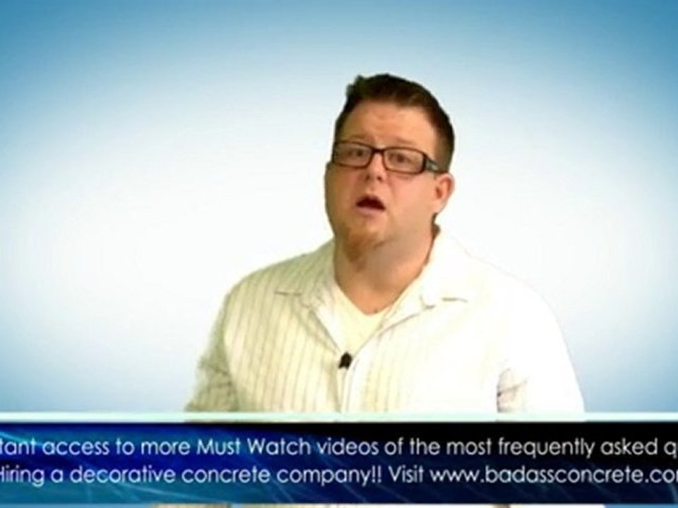 Decorative Concrete, Concrete Resurfacing, Stamped Concrete