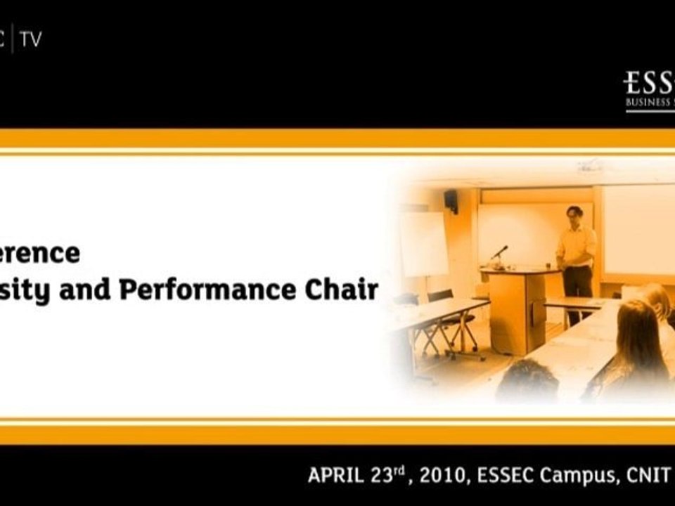 ESSEC Diversity and Performance Chair Academic Conference