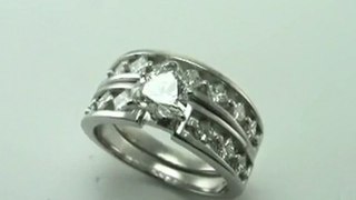 Heart shape diamond enagagement rings