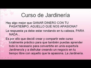 Jardineria - Jardineria Curso - Curso Jardineria