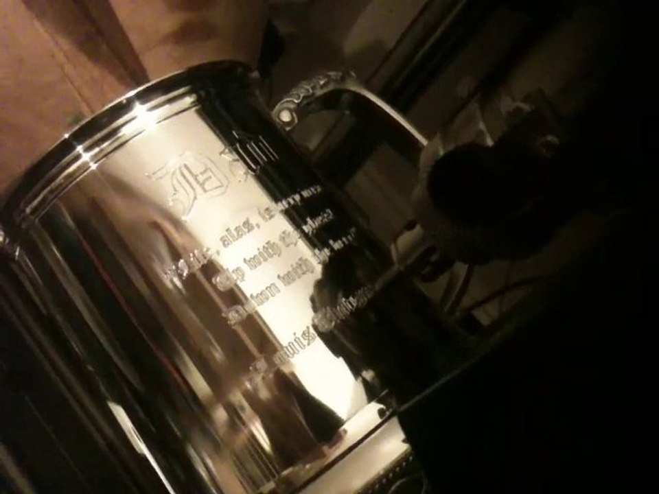 Pewter Mug Engraved