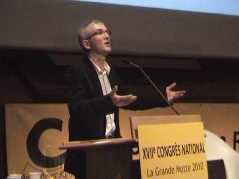 Bernard Lannes, discours lors du congrès de la CR (partie 3)