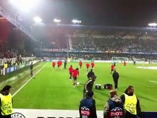 Echauffement Milan suite