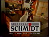 Publicité Cuisines Schmidt 1997