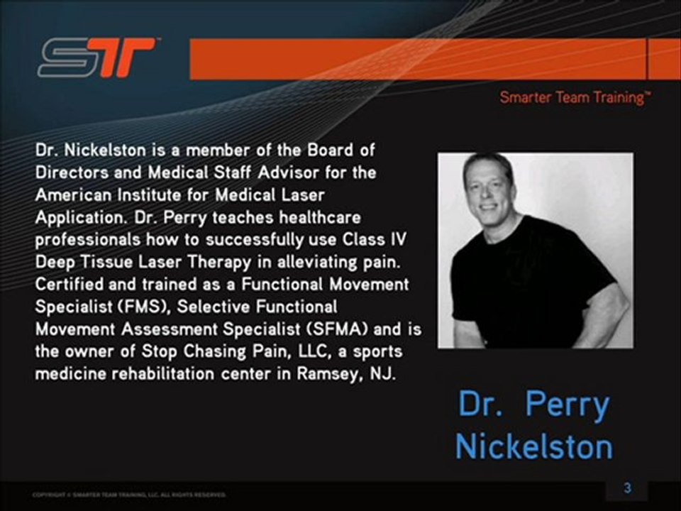 STT Audio Interview - Dr Perry Nickelston #2