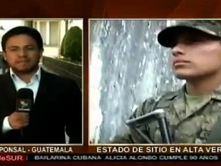 Polémica por estado de sitio en Guatemala y 300 policías r