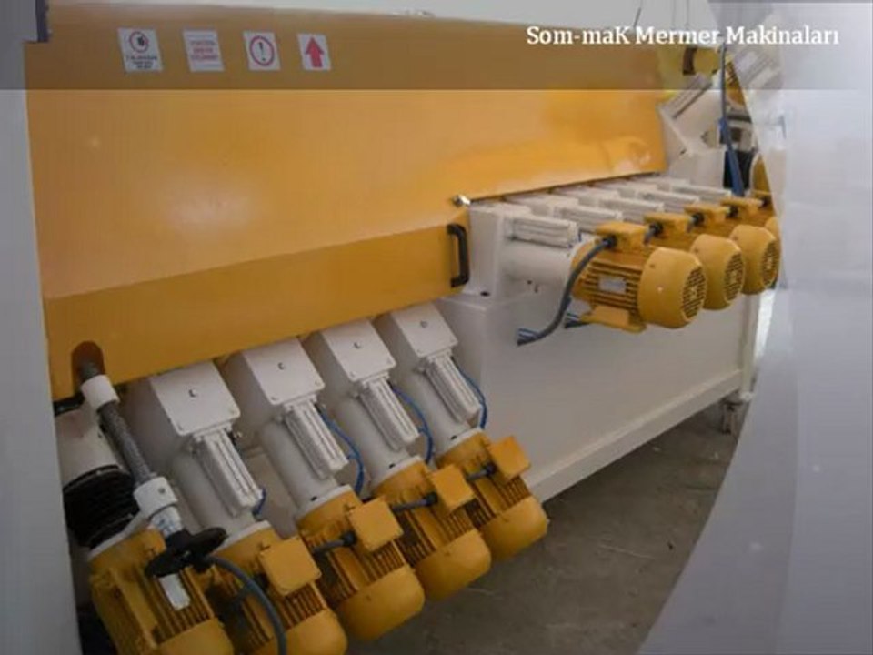 Som-mak Full Otomatik Mermer Alın Cila Pah Kırma Makinası