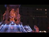 Fête des Lumières de Lyon 2010 - La fontaine des Jacobins