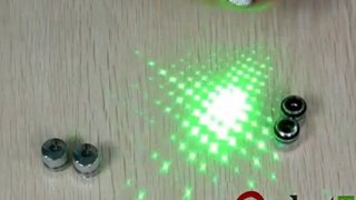 E00173-5 in 1 30mW 532nm Mid-open Kaleidoscopic Green Laser