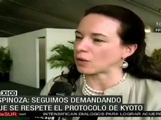 Ecuador demanda respeto a protocolo de Kyoto