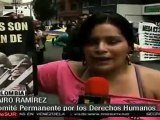 Marcha en Colombia por los Derechos Humanos
