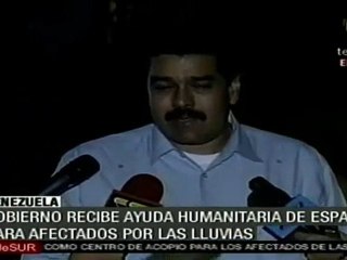 España entrega a Venezuela 16 toneladas de ayuda humanitaria