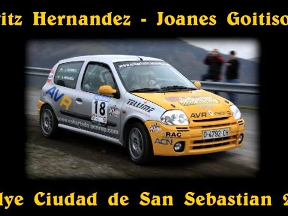 Aritz Hernández - Joanes Goitisolo Rallye SS 2010