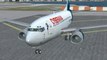 Démarrage d'un Boeing 737-500 Wilco pour FSX