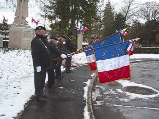 Cérémonie d'hommage aux Morts pour la France en Algérie.