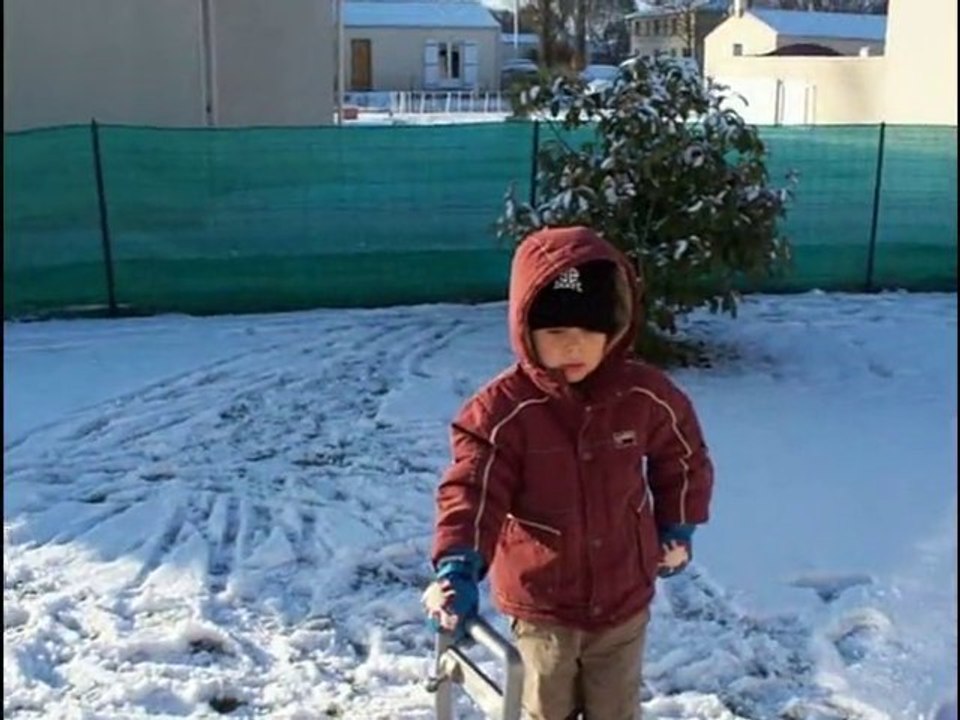 Le 2 décembre 2010, neige à St jean