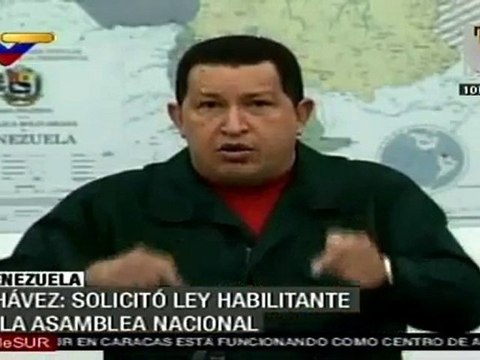 Presidente Chávez solicitó Ley Habilitante a la Asamblea N