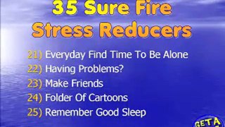 35 Stress Free Reducers Daily Habits