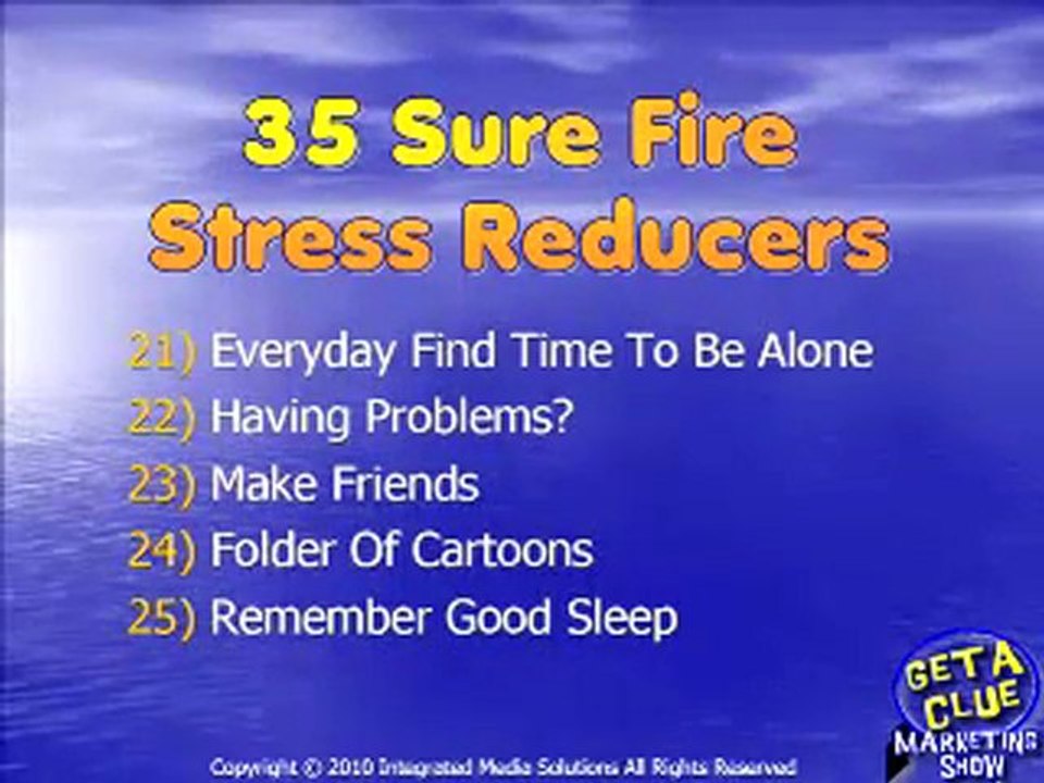 35 Stress Free Reducers Daily Habits