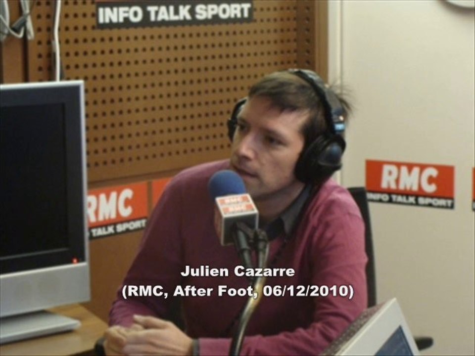 Julien Cazarre (RMC 12/12/2010)