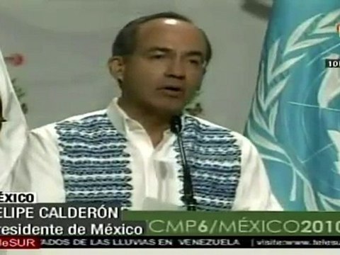 Calderón: Nueva era de cooperación en el cambio climático