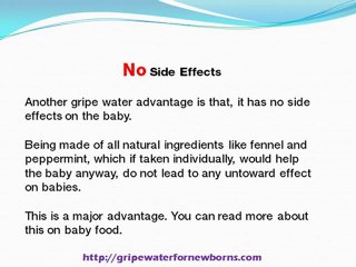 Gripe Water For Newborns