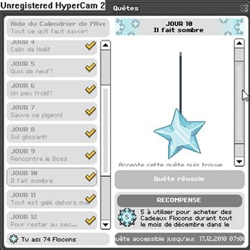 Quêtes Habbo : jour 7 à 12 (Noël 2010)