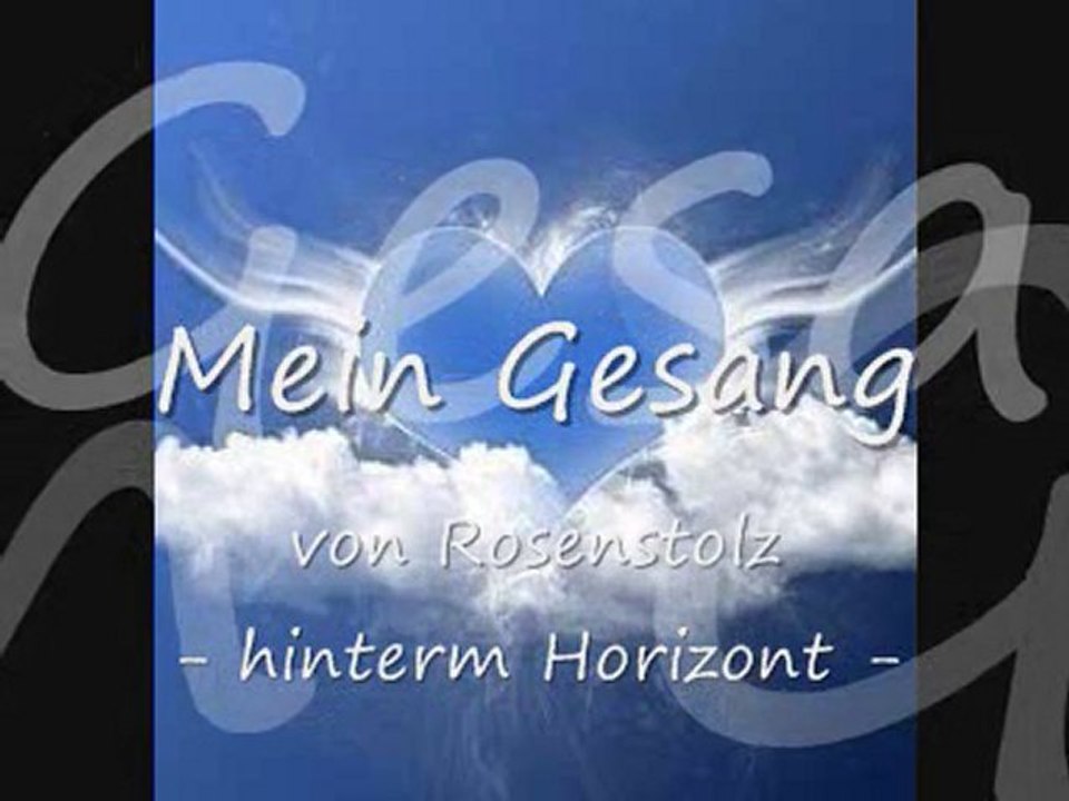 Rosenstolz - hinterm Horizont (Cover/Karaoke)