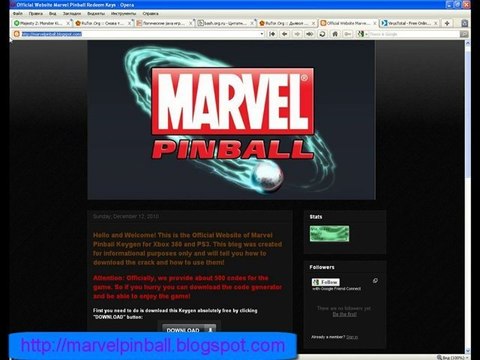 Free Keygen Marvel Pinball XBOX 360, PS3