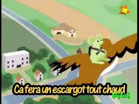 Karaok chanson enfant Une souris verte (Piwi)