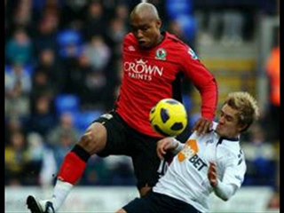 Bolton 2-1 Blackburn Muamba, Holden scored, Davies red-card