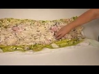 Упаковка одеяло в вакуумный пакет