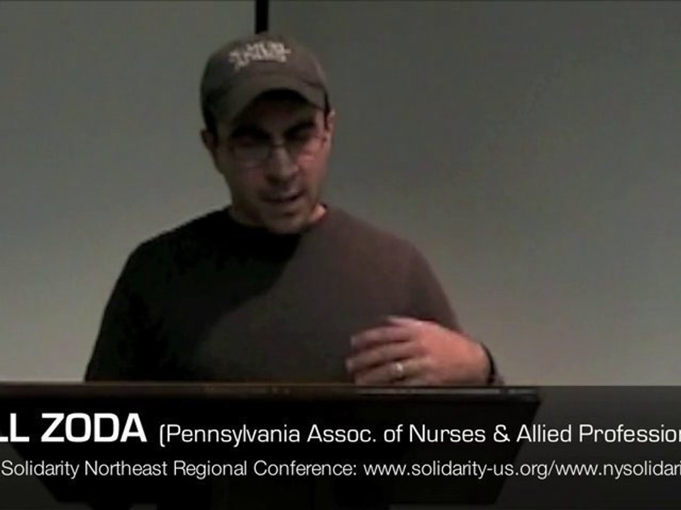 Bill Zoda - 2010 Solidarity Northeast Conference