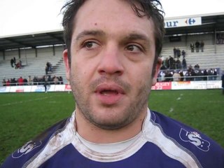 Rugby - Réaction de Vincent Girard après USB - Strasbourg