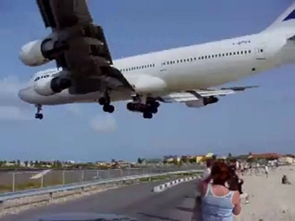 Atterrissage a Saint-Martin